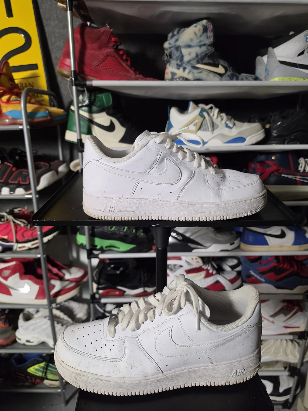 🔥 Nike AF1 Air Force One Men Size 10 White Low-Top Athletic Sneakers